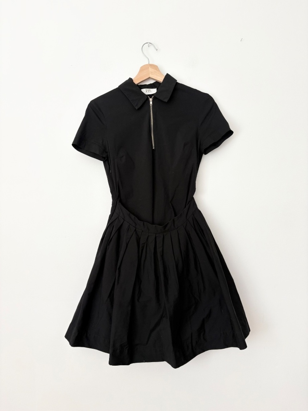 A.L.C pleated zip front mini dress - Picture 4 of 7